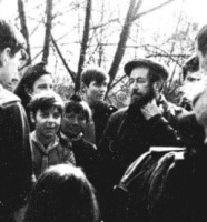 Александр Солженицын посетил весенний лагерь Витязей